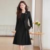 Professional Women's Clothing, Autumn and Winter Suit, Dress Set, Casual Temperament, Long-sleeved Corporate Dress, Two-piece Set, Commuting