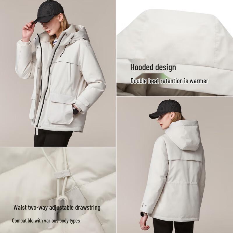 HAZZYS Women's PHIZ Series Hooded Down Jacket