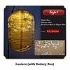 Oriental Style Waterproof Chinese Style Lantern LED Light Nylon Cloth LED Light Lantern Solar Powered Hanging Lamp Home Decor