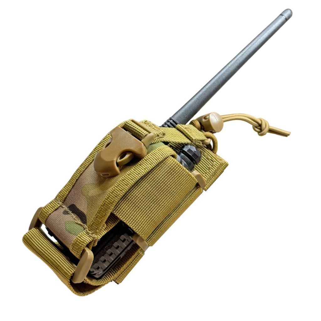 Tactical MOLLE Walkie-Talkie, Flashlight, and Baton Holster