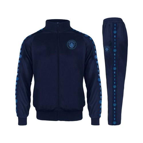 Manchester City FC Boys Taped Tracksuit