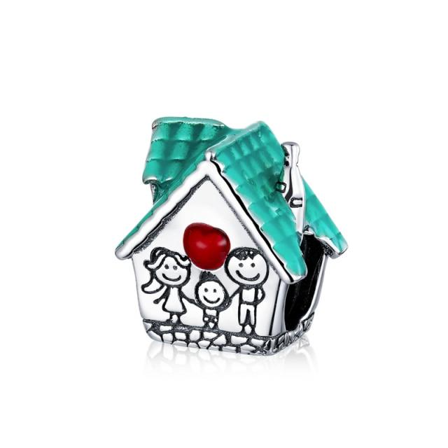 Couple Little Girls Boys 925 Sterling Silver Pineapple Food Avocado Beads Charm Bracelet Silver 925 Jewelry