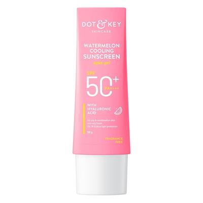 Dot & Key Watermelon Hyaluronic Cooling Sunscreen SPF 50 PA+++ Ochrona przed promieniowaniem UV i światłem niebieskim 50 g