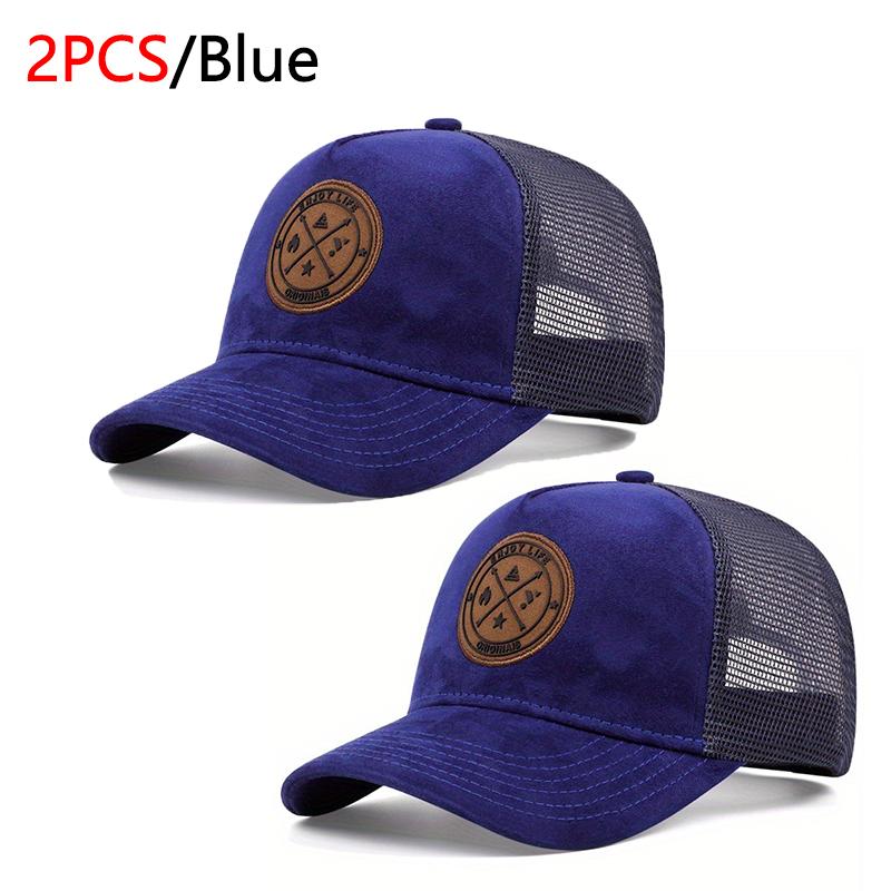 Sommer Mesh Baseball Cap Frauen Männer ENJOY LIFE Brief Patch Snapback Hut Lässig Atmungsaktiv Unisex Street Hip Hop Trucker Caps