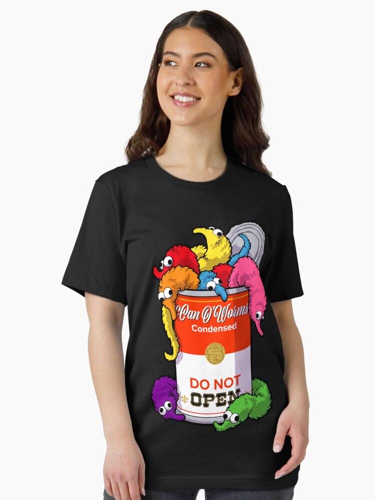 Worms Can O' Worms on a String ~ Do Not Open Essential T-Shirt