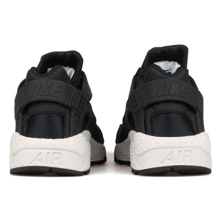 Nike Air Huarache Run Premium Schwarz/Schwarz Hellknochen Damen 683818-010