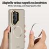 Magsafe Magnetic With Privacy Tempered Glass Flim Full Protect Case For Samsung Galaxy Z Fold 6 Fold6 Spring Hinge Holder Cover