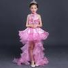 Children's Princess Dress Girls Evening Dress Flower Girl Student Performance Dress Tail Wedding Dress Tutu Dance Costume