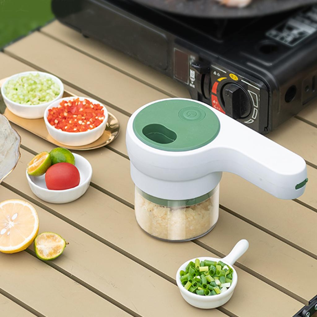 Electric Ginger Garlic Chopper Meat Grinder Multifunctional Handheld Portable Food Masher Slicer Kitchen Gadget