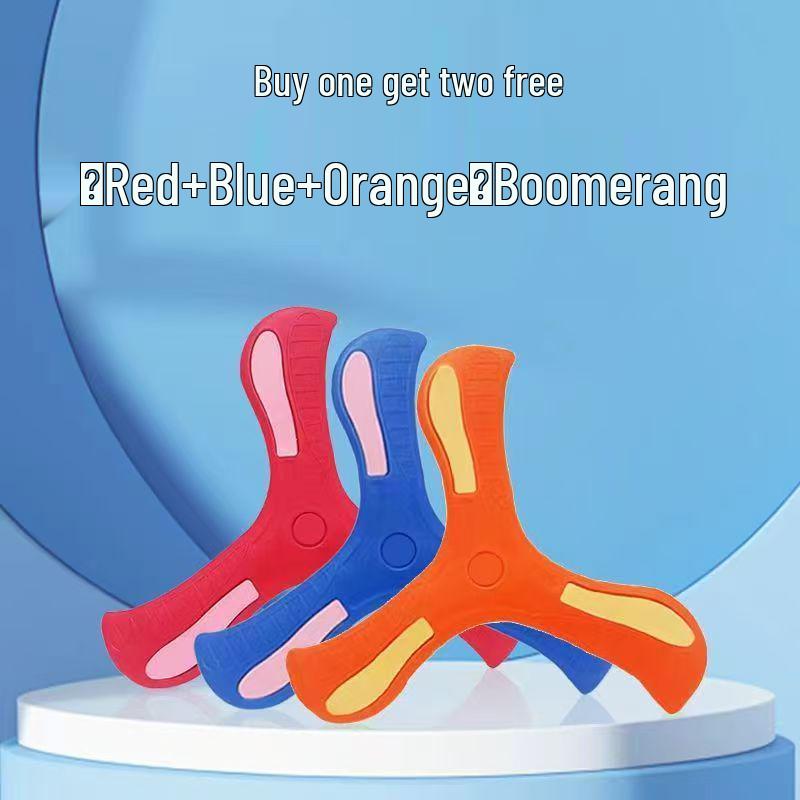 Eva Soft Three-Leaf Automatic Return Boomerang – Outdoor Children's Toy Gift