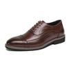 Foreign Trade Spring British Style Dress Oxford Shoes Men's Large Size Business Lace-up Leather Shoes Fashion Wedding Shoes Banquet Leather Shoes