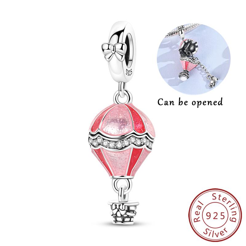 Original Charms Bead Copper Apple Skull Butterfly Flower Cat Starry Sky Charm Fit Bracelet Pendant Diy Jewelry Gift