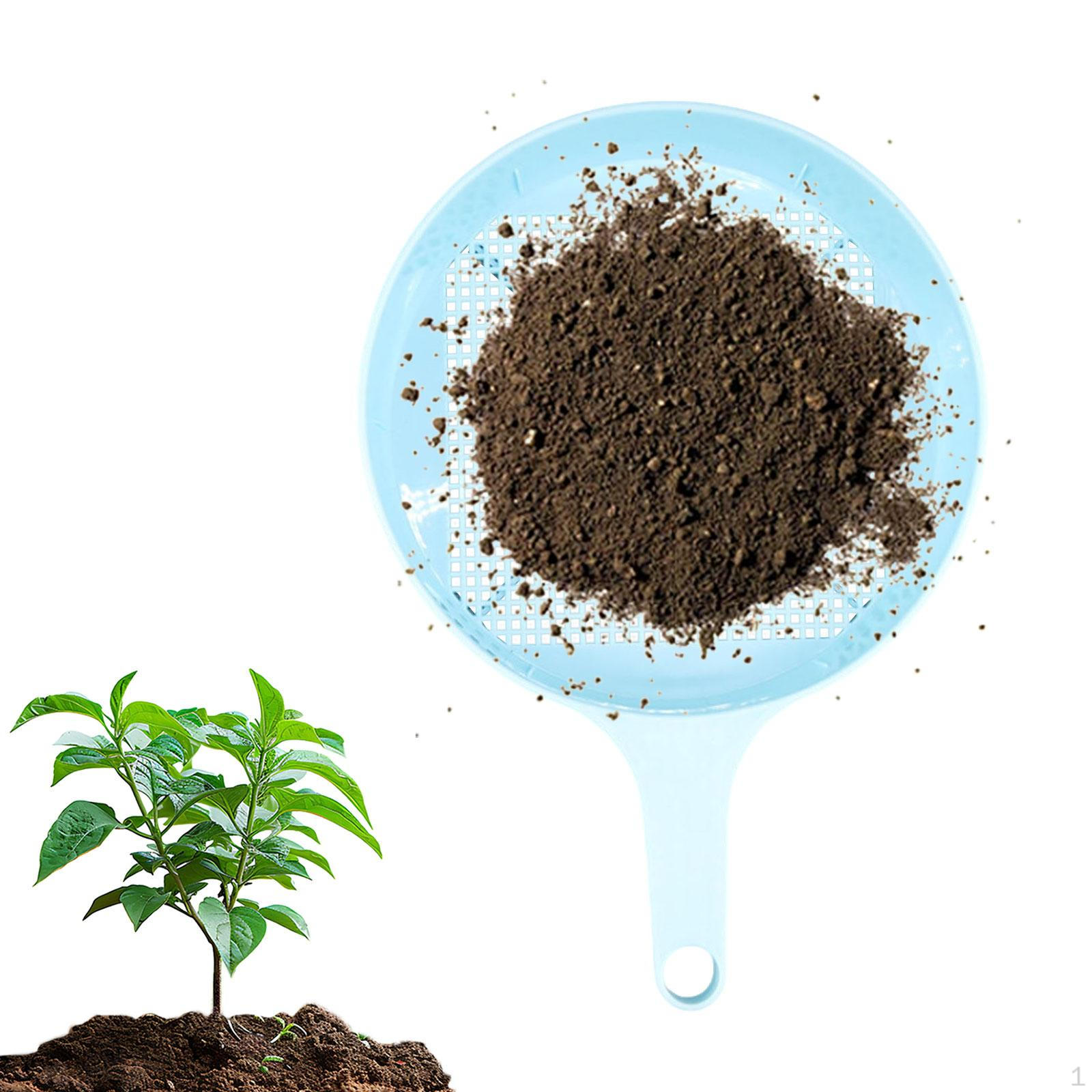 

Дюнихт Напольная решетка-сито Садовое растение Сито -черный Садовые аксессуары Портативное сельское хозяйство синий