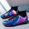 Football Shoes Size 35-46 Men/Women's Camoufl E Football Boots Rubber Soft Sole Short Nail Artificial Turf Youth Children Football Shoes