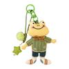 Creative Cartoon Fabric Doll Keychain Cute Frog Bear Doll Keyring Bag Pendant Lovely Hanging Decoration Couple Key Holder Gifts