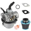 19mm Carb PZ19 Carburetor For 50cc 70cc 80cc 90cc 110cc 125cc ATV Dirt Pit Bike Fuel Filter with 35mm Air Filter