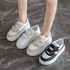 Velcro little white shoes women's 2025 spring new platform casual heightening shoes fashionable versatile classic sports board shoes