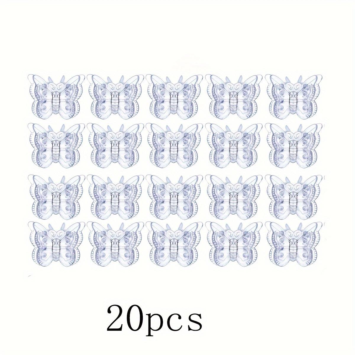 

Мини-заколки для волос, заколки-бабочки, пластиковые заколки для волос и аксессуары для волос для женщин 20pcs