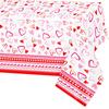 Frohen Valentinstag Tischdecken 1 Packung Herz Rot Kunststoff Partydekorationen 54 X 108 Tischdecke Jubiläum Valentinstag Hochzeit Geburtstag