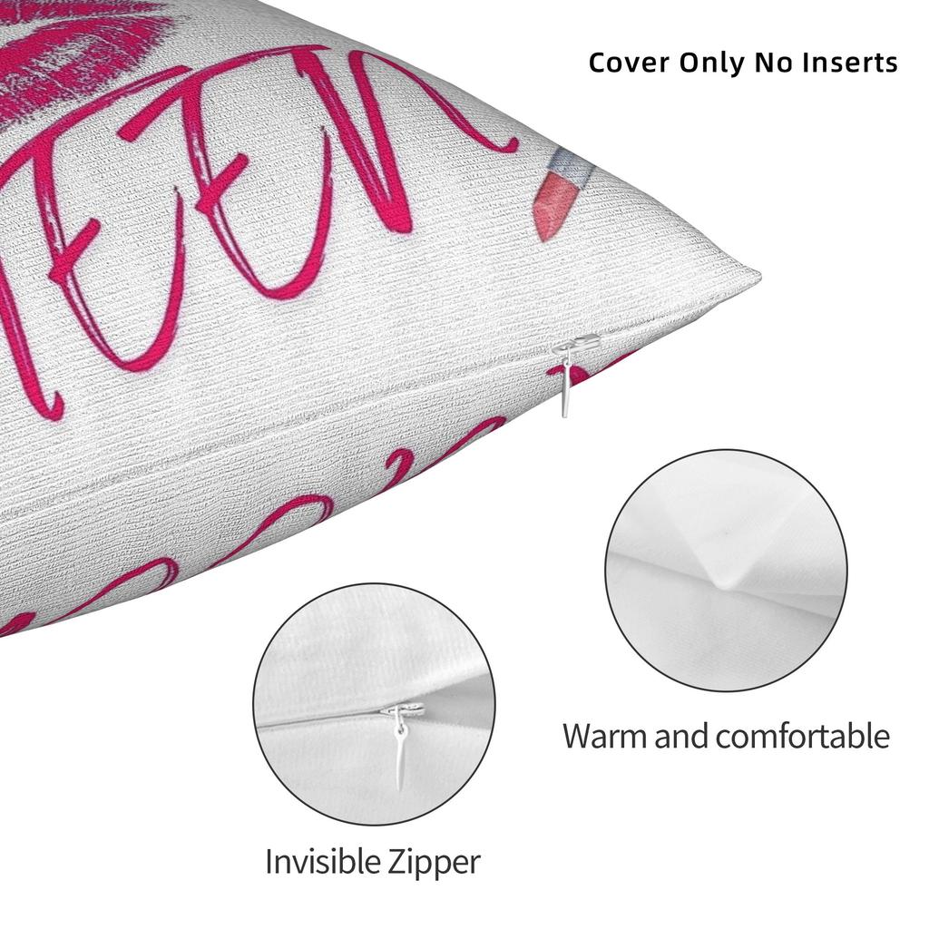 Dont Be a Drag Just Be a Queen Pillow Case Comfy Pillow Cover For Chair Sofa Home Decor Funny Pillowcases