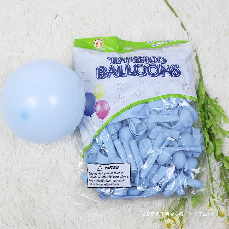 5" Matte Latex Balloons - Mini Round for Birthday & Wedding Decor