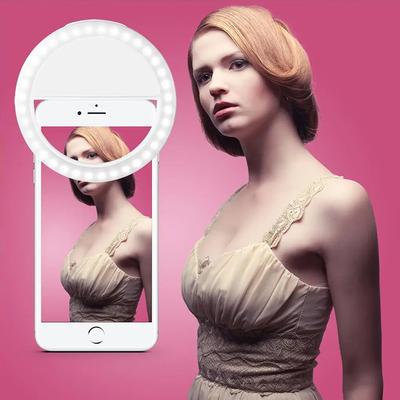 36 Led Selfie Ring Light Mobile Phone Lens LED Selfie Lamp Ring for IPhone Samsung PC Laptops Phone Selfie Clip Light Accessorie