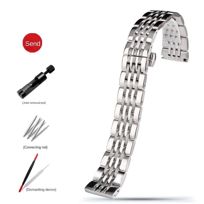For Armani Watch Strap AR-1945/AR-1863 AR1648 Stainless Steel Watchband For Men's Folding Clasp Solid Bracelet 22mm