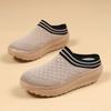 TUINANLE Platform Thick-soled Slippers for Women Retro Wear Half-slippers Spring and Autumn Casual Comfortable One-foot  Shoes