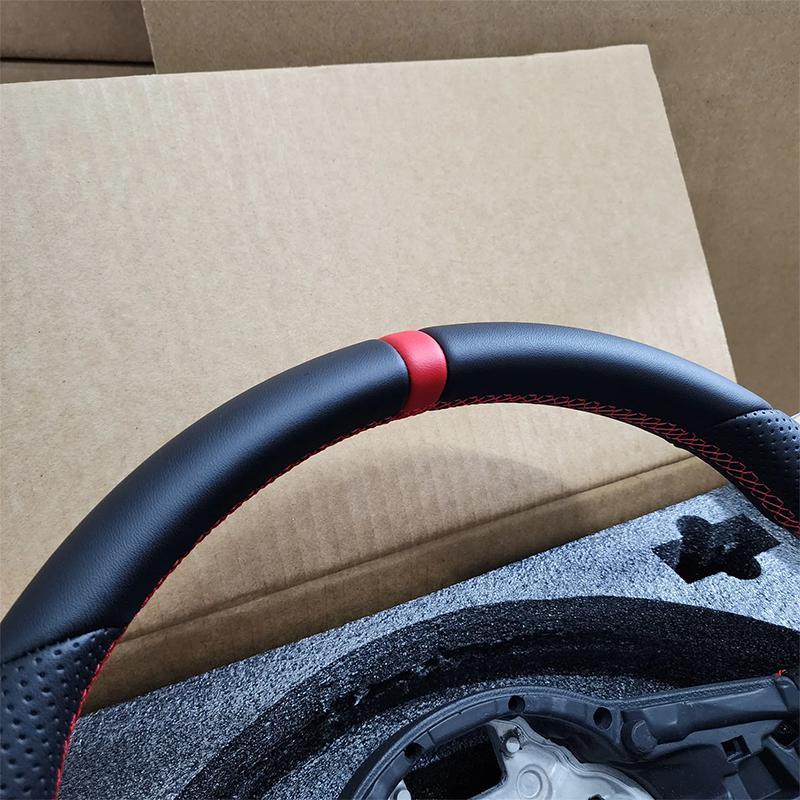 Kohlefaser Lenkrad Leder Sport Für Volkswagen Tiguan Golf 7 7.5 GTI GTE 2013-2019 Persönlich Angepasstes Autozubehör