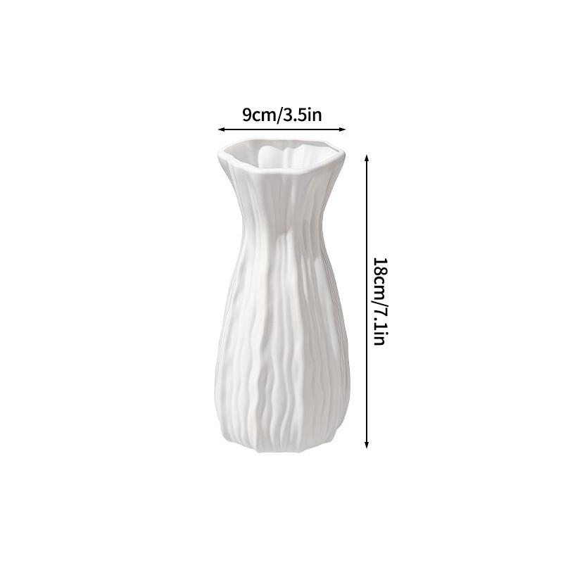 Plastic Vases Flower Bottle Decorative Vase For Flowers Wedding Desktop Ornament Room Decor Home Decor