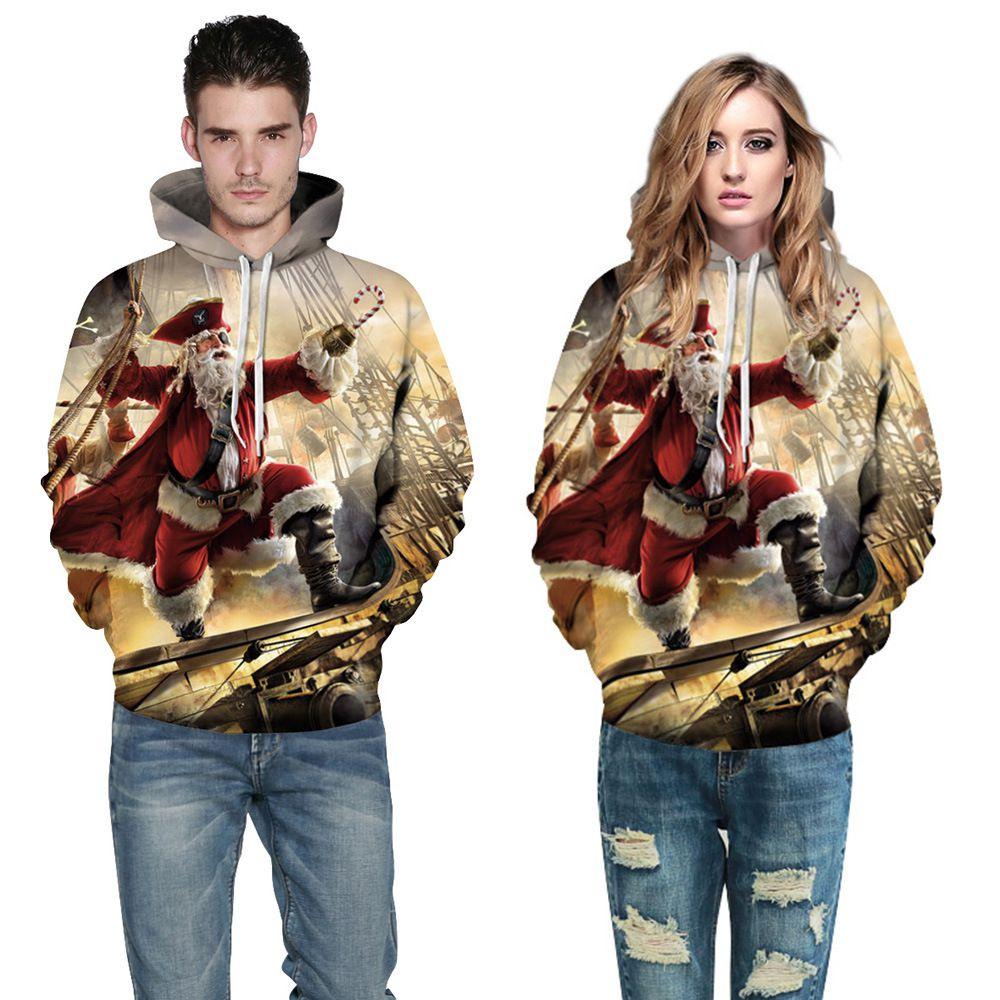 Premium Quality Ugly Xmas Christmas Sweater Santa Jacket Hoodie Pullover For All