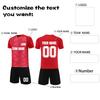Personalised Shirts Kit Mens Girls With Name Number Custom Football Jerseys For Boys Training Suit