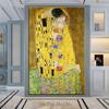 Gustav Klimt Vintage Art Canvas Painting Famous Artwork Abstract Posters and Prints Wall Pictures for Living Room Home Decor