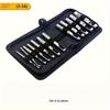 12pcs Faux Leather Hole Punch Set 3-16mm - Durable Steel Cutting Tools for Jeans & Crafts