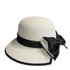Elegant straw hat for women, summer travel sun hat, foldable beach hat, UV protection sun hat, sun protection hat