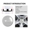Car Styling Wheel Center Hub Cap Badge Emblem Sticker Accessories For Toyota Harrier Vellfire Prius Voxy Corolla Rav4 Camry TZ0