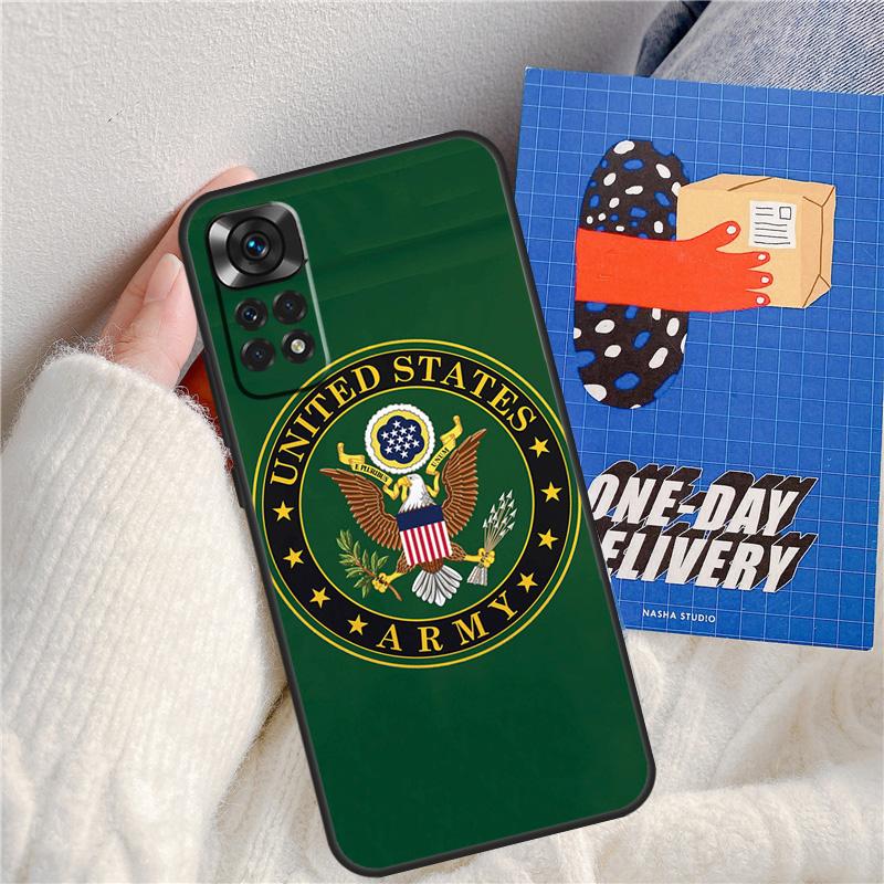 

U.S Army Flag Funda For Xiaomi Redmi Note 14 Pro 13 9 10 11 12 9S 10S 11S 12S Redmi 13C 10C 12C 14C Case Redmi Note 14 Pro 5G