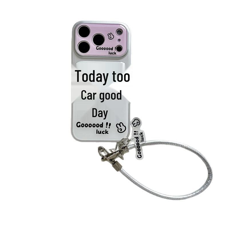 Lucky Creative Text Phone Case for iPhone 17, 16 Pro Max, 15, 14