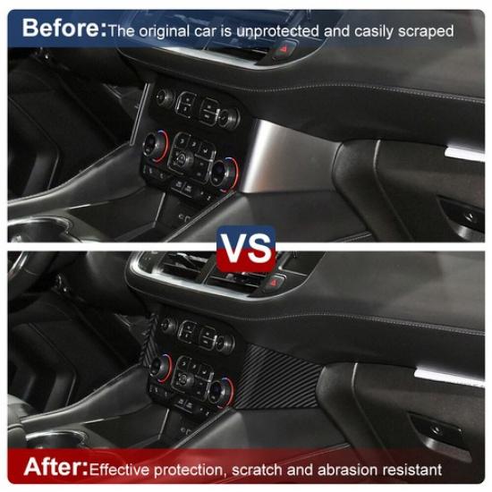 2X Center Console Side Decor Trim Cover Plate For Chevy Suburban 20+ Tahoe +