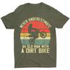 Dirt Bike Rider Motocross For Dirt Biking Old Man Grandpa Unisex T-Shirt