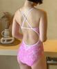 Beulluaenbeli Fondant One-Piece Swimsuit - Versailles (Pink)