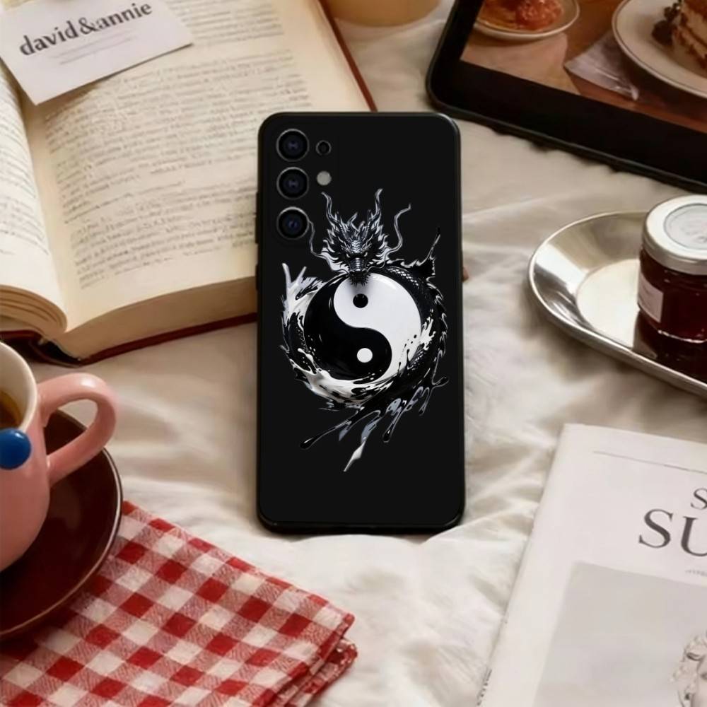 Sacred Dragon Phone Case For Samsung S25,S24,S21,S22,S23,S30,Ultra,S20,Plus,Fe,Lite,Note,10,Black Cover