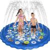 Children's Dolphin Water Spray Pad - Two-Color Outdoor Letter Play Toy