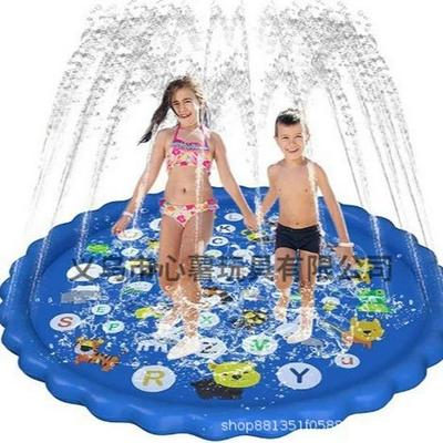 Tappetino Spruzzatore d'Acqua Delfino per Bambini - Giocattolo da Gioco all'Aperto Lettere Bicolore