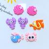 20Pcs New Cute Mini Cartoon Animal Ocean Series Resin Flatback Cabochon Scrapbook Kawaii Embellishments Accessories