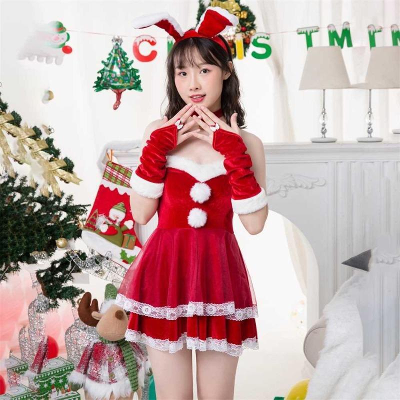 Sexy Costume Maid Uniform Temptation Bunny Halloween New Christmas Dress
