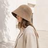 Summer Basin Hat, Foldable Portable Sun Protection Hat, Open Weave Design Bucket Hat for Travel Hiking Casual Outdoor Activities
