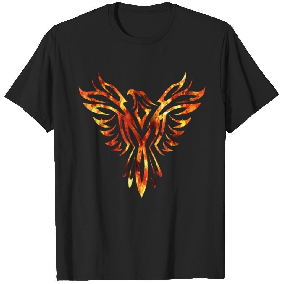Phoenix Tribal T-Shirt Rising Phoenix Art Firebird Men Women Kids Gift Idea S