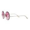 Chloe Chic Elegant Round Sunglasses Women Sunglasses Pink CH0047S-005