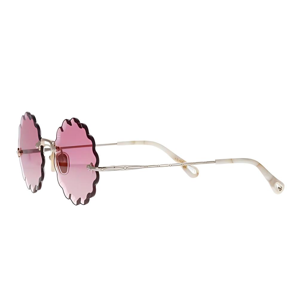 Chloe Chic Elegant Round Sunglasses Women Sunglasses Pink CH0047S-005